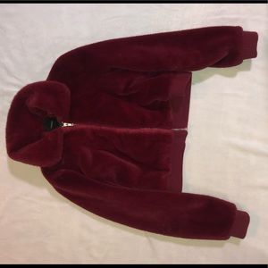 Forever 21 Women’s soft red women’s cropped jacket